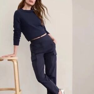 Athleta Endless Cargo Jogger pants, Navy Size 4